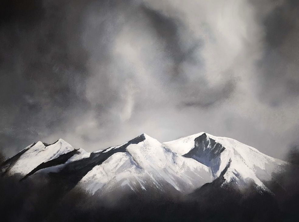 Sharon Taylor | Four Peaks |Graphite 5 | McATamney Gallery and Design Store | Geraldine NZ